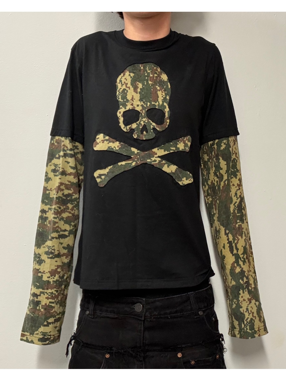 Street Fashion American - 2026 nouveau camouflage rétro américain squelette