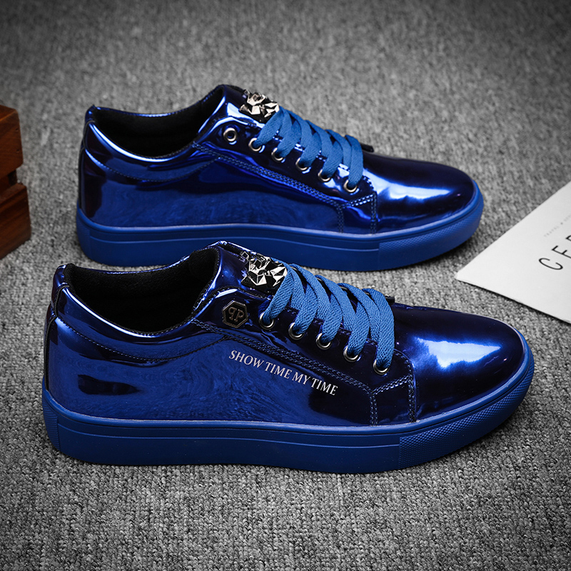 Street Fashion Walking - Hommes de luxe espadrilles décontractées bleu