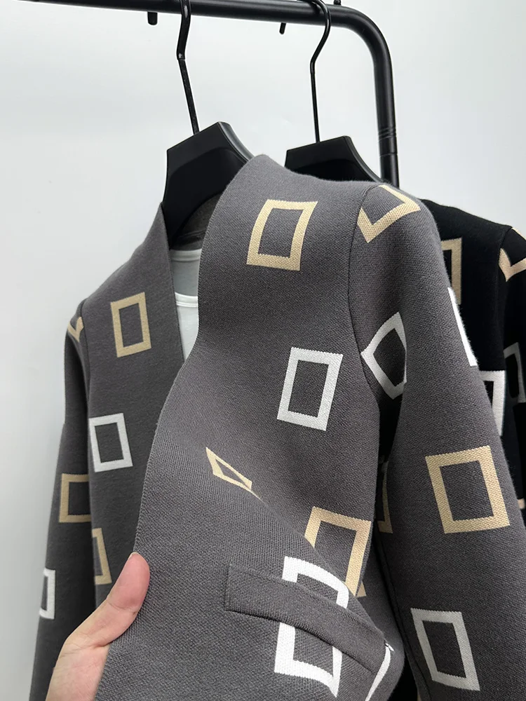 Street Fashion Of Japan - Cardigan tricoté de luxe pour hommes,