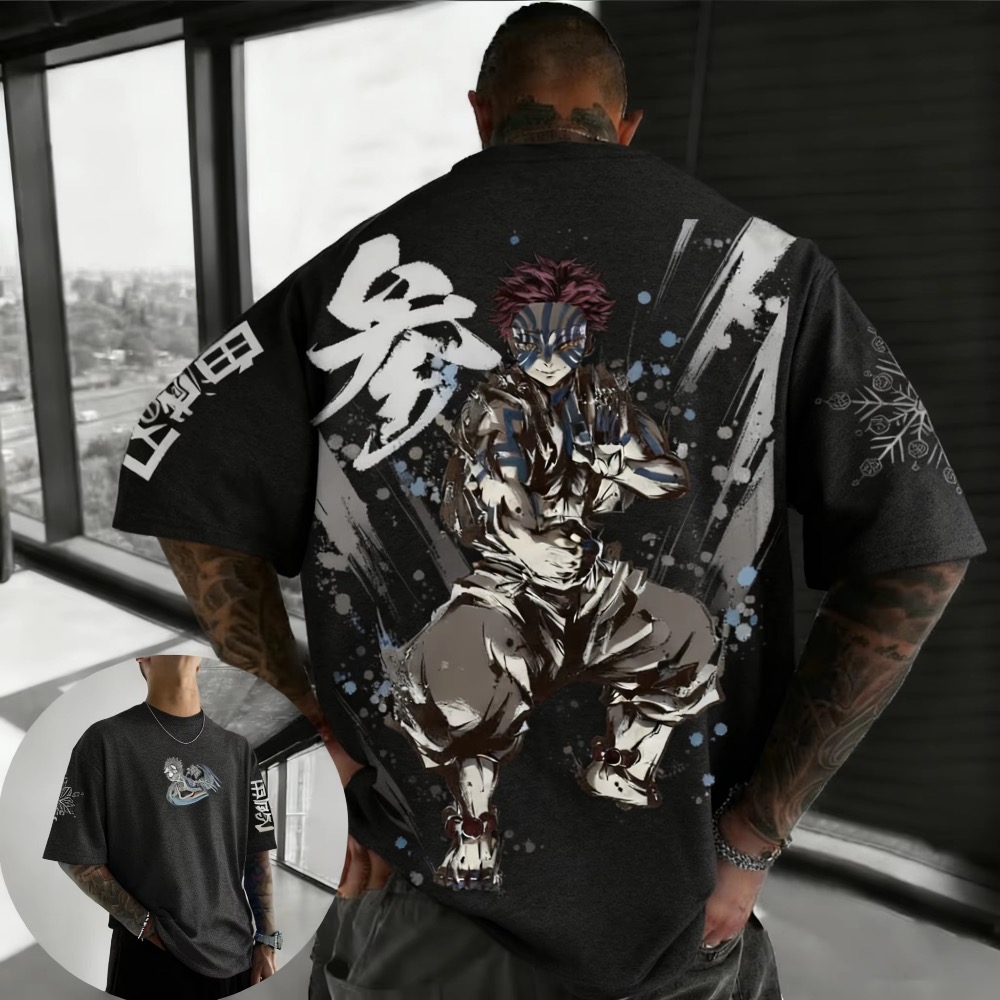Street Fashion Of Japan - T-shirt d'été grande taille imprimé Demon