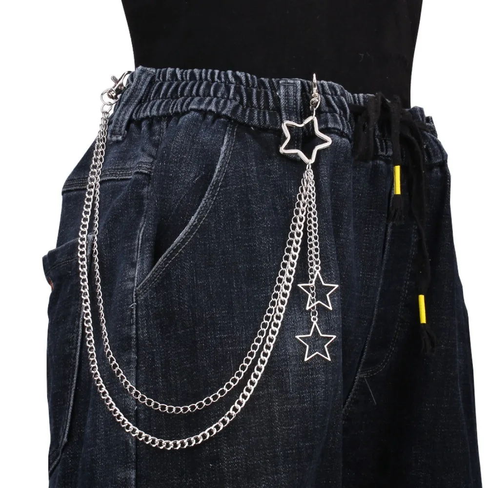 Street Fashion Jewelry - Chaîne de pantalon à pendentif étoile