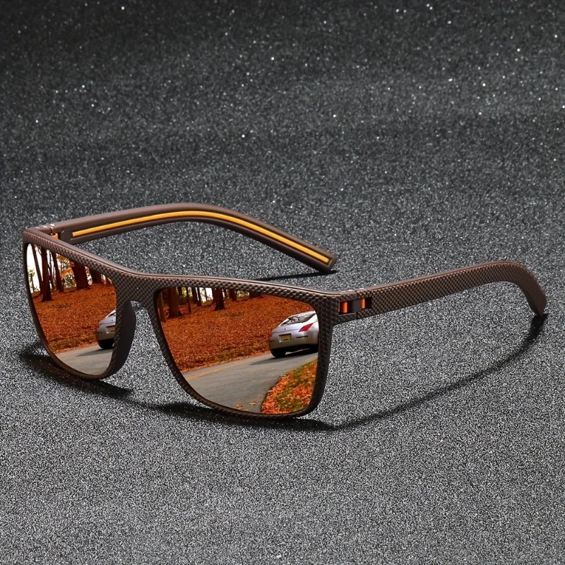 Street Fashion Brands - Lunettes de soleil carrées vintage sport