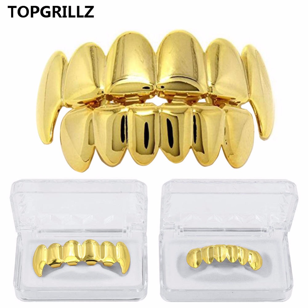 Street Fashion Jewelry - TOPGRILLZ nouveau ajustement couleur or Rose
