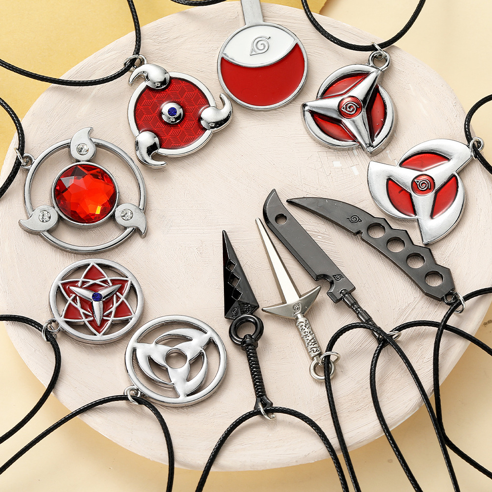 Street Fashion Jewelry - Collier Pendentif Naruto Uzumaki, Bijoux Métalliques