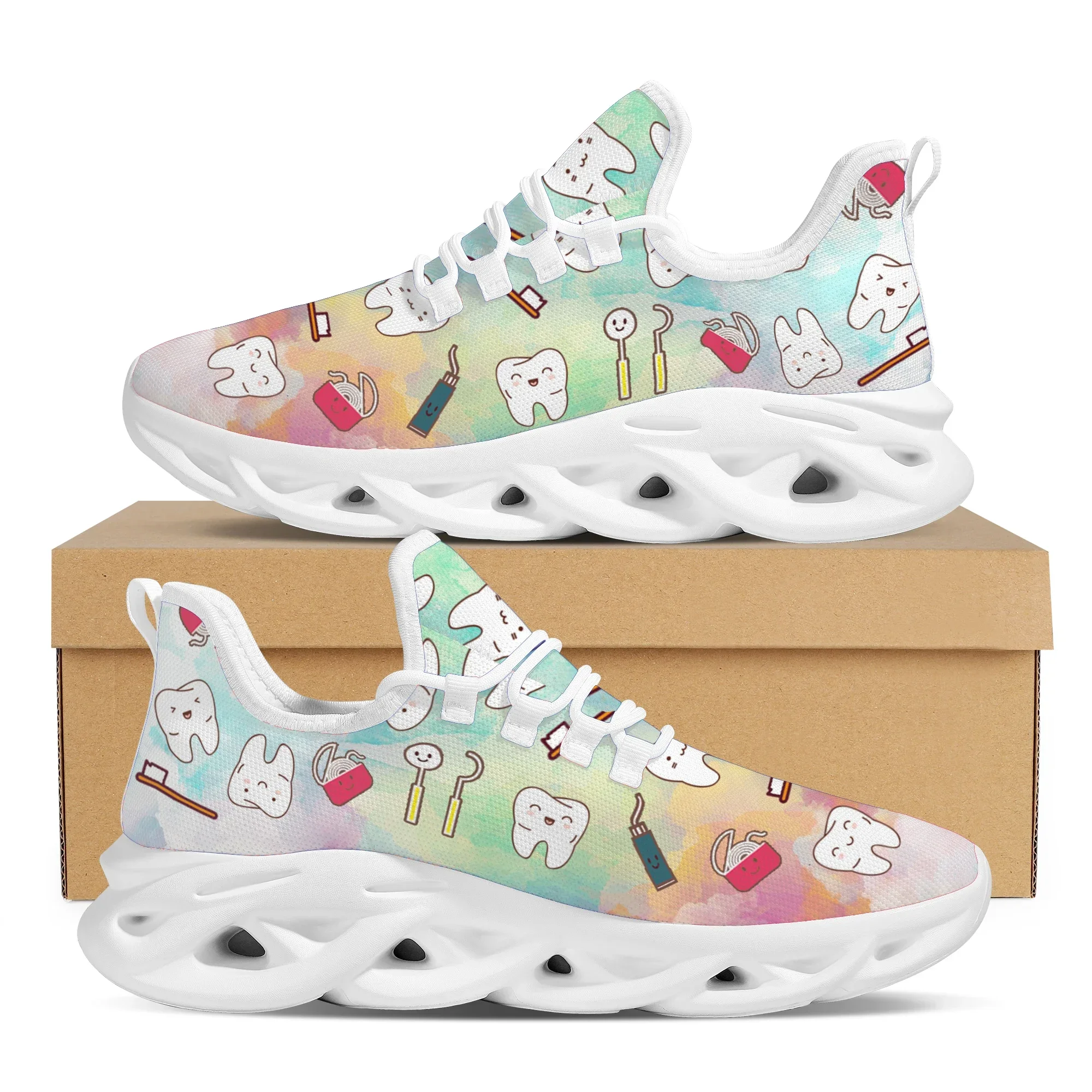 Street Fashion Walking - Chaussures plates pour femmes à imprimé