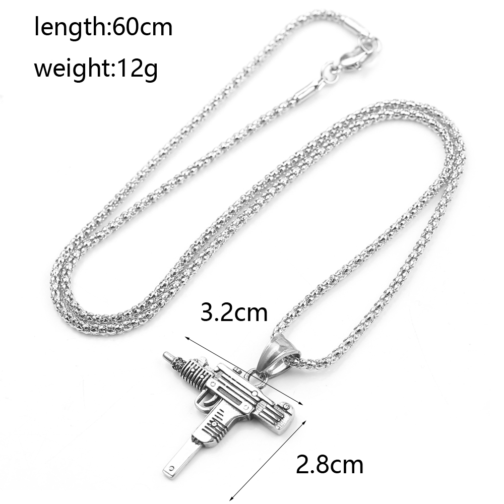 Pendentif Collier Pistolet Mit - Street Fashion Jewelry avis et prix
