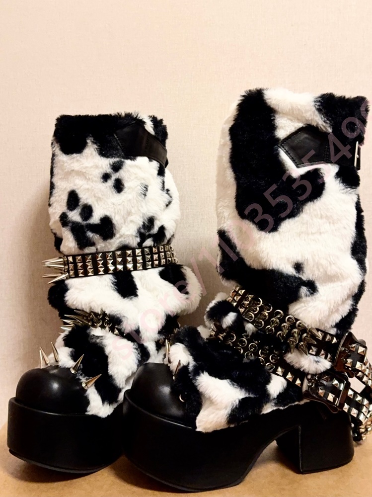 Bottes d'hiver à plateforme en - Street Fashion Punk avis et prix