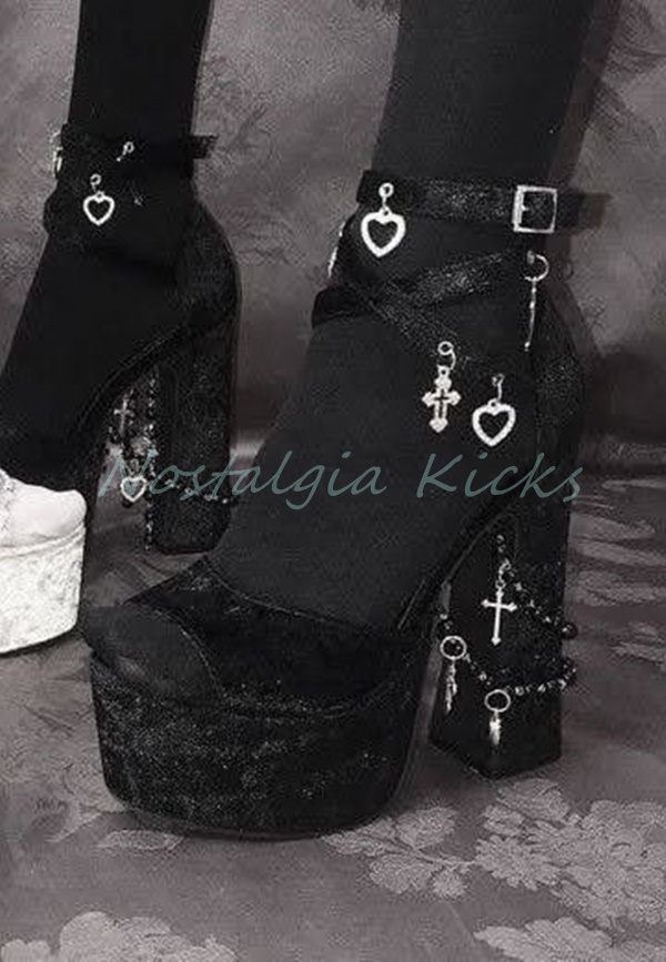 Sandales gothiques à talons ha - Street Fashion Punk avis et prix