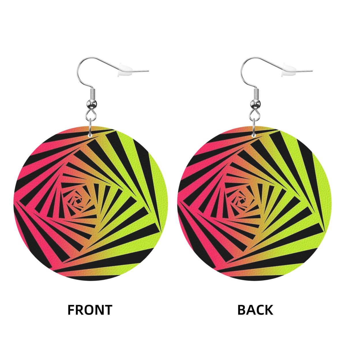 Boucles d'oreilles en cuir PVC - Street Fashion Photo avis et prix