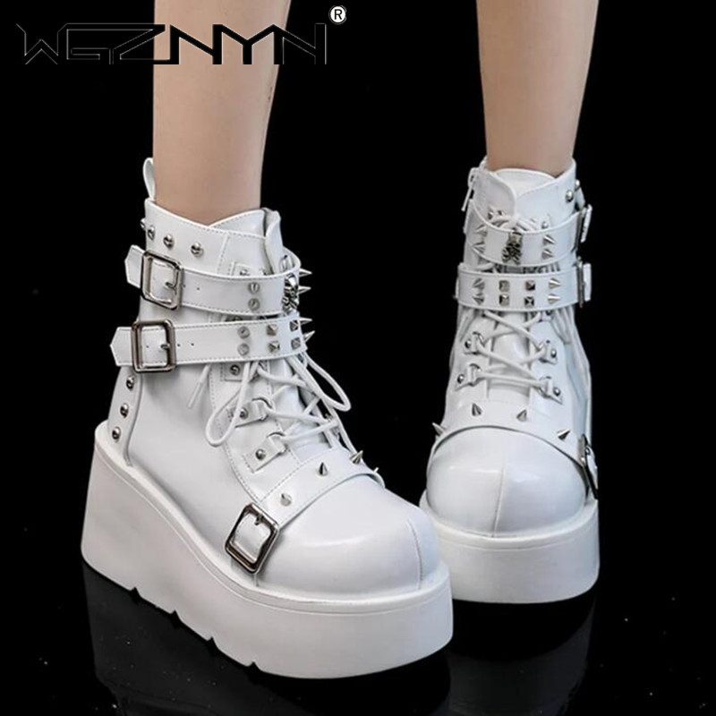 Bottes gothiques à talons haut - Street Fashion Punk avis et prix