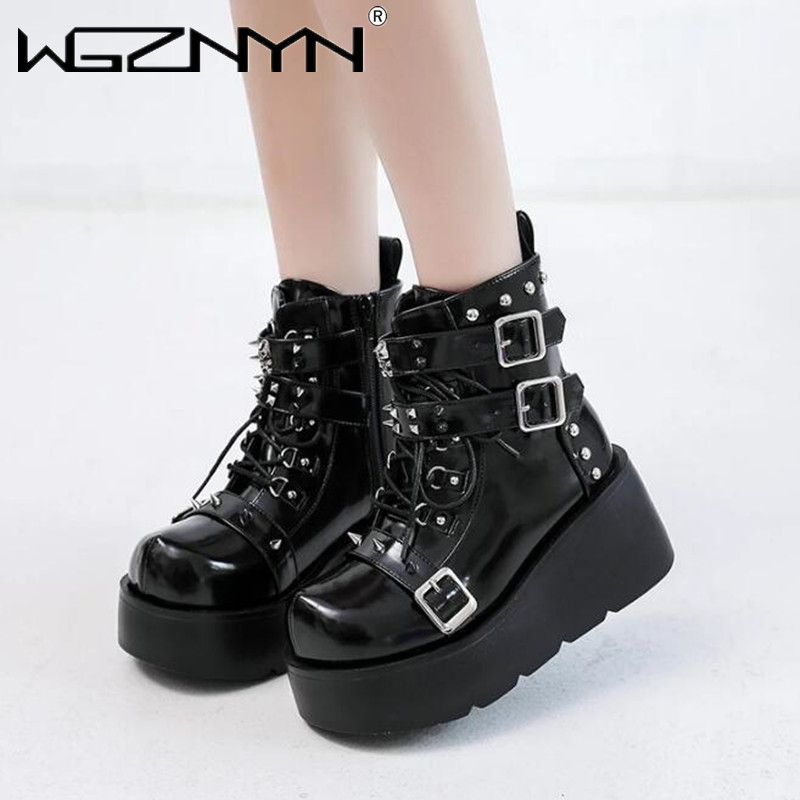 Bottes gothiques à talons haut - Street Fashion Punk avis et prix