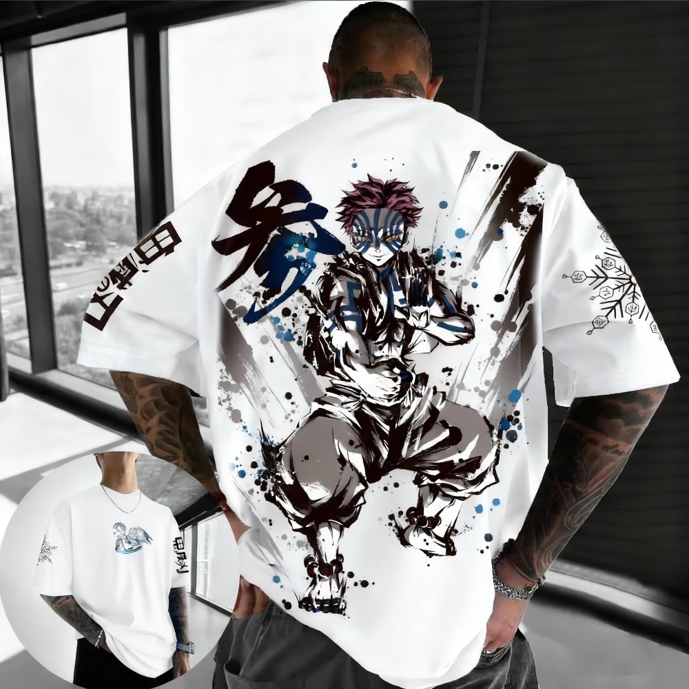 T-shirt d'été grande taille im - Street Fashion Of Japan avis et prix