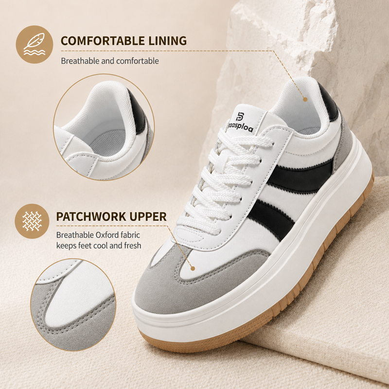 Baasploa – baskets à plateform - Street Fashion Walking avis et prix
