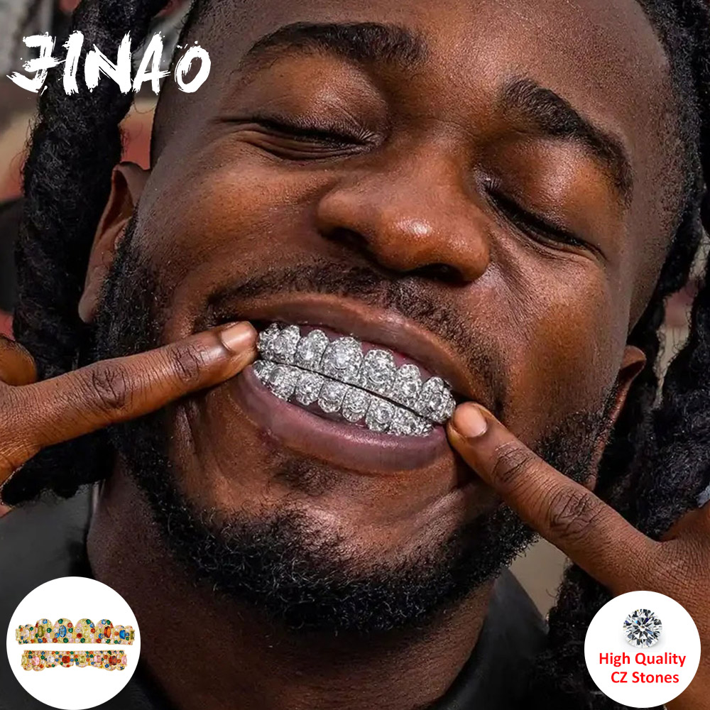 JINAO Grillz Hip Hop entièreme - Street Fashion Jewelry avis et prix