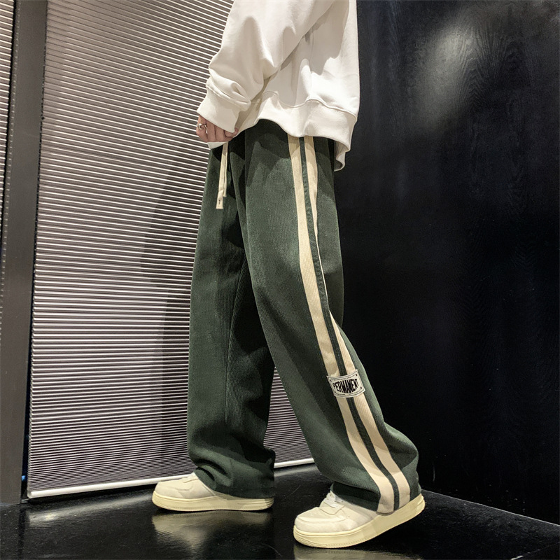 Pantalon décontracté en velour - Street Fashion Korea avis et prix