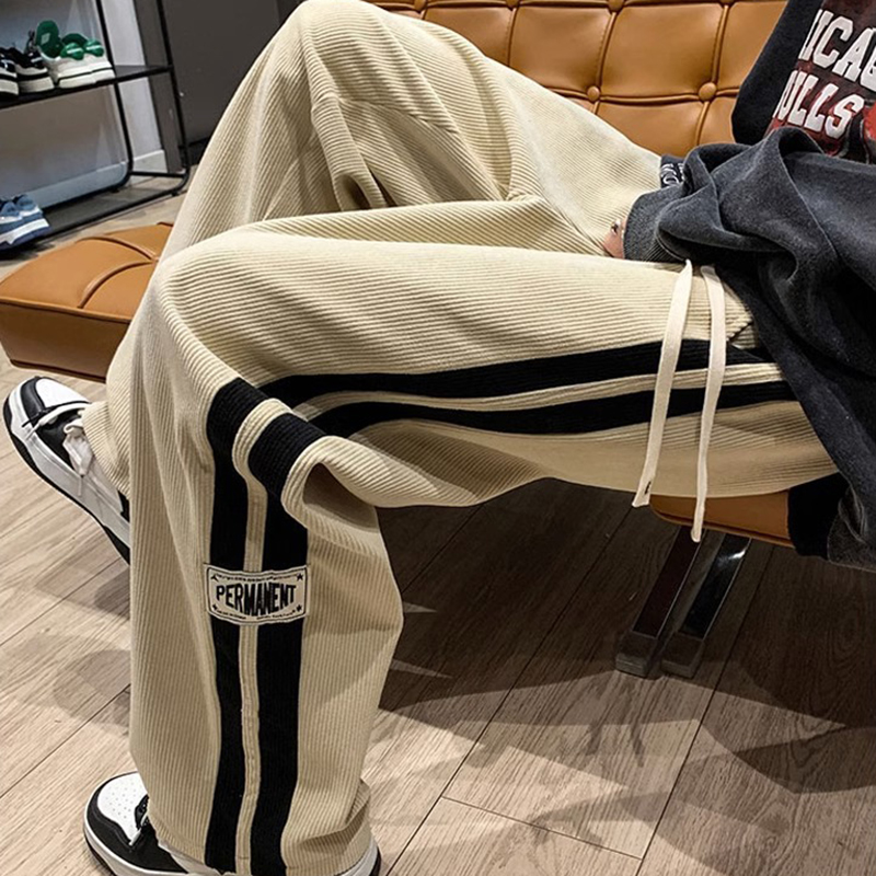 Pantalon décontracté en velour - Street Fashion Korea avis et prix