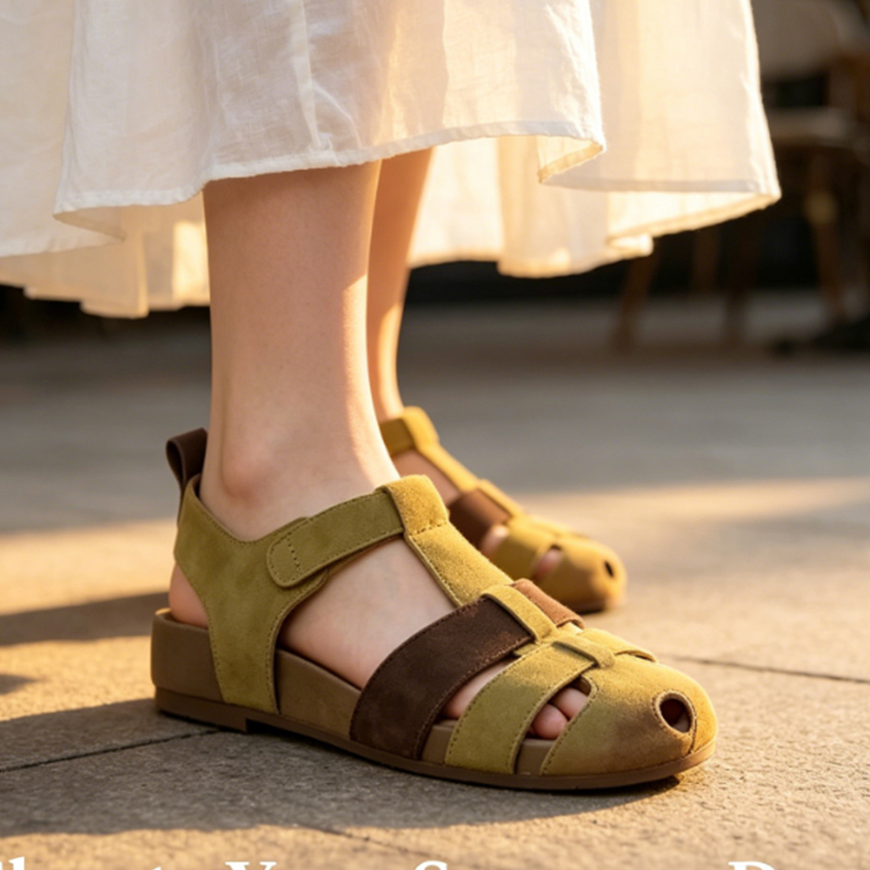 Sandales plates pour femmes, c - Street Fashion Brands avis et prix