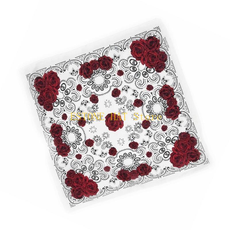 49MF – foulard Bandana Rose 21 - Street Fashion Photo avis et prix