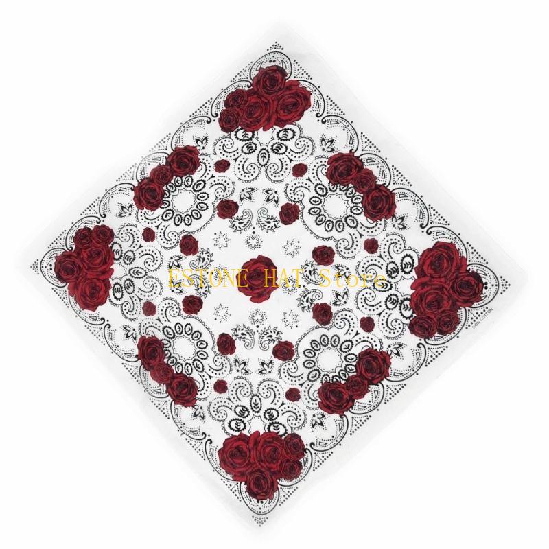 49MF – foulard Bandana Rose 21 - Street Fashion Photo avis et prix