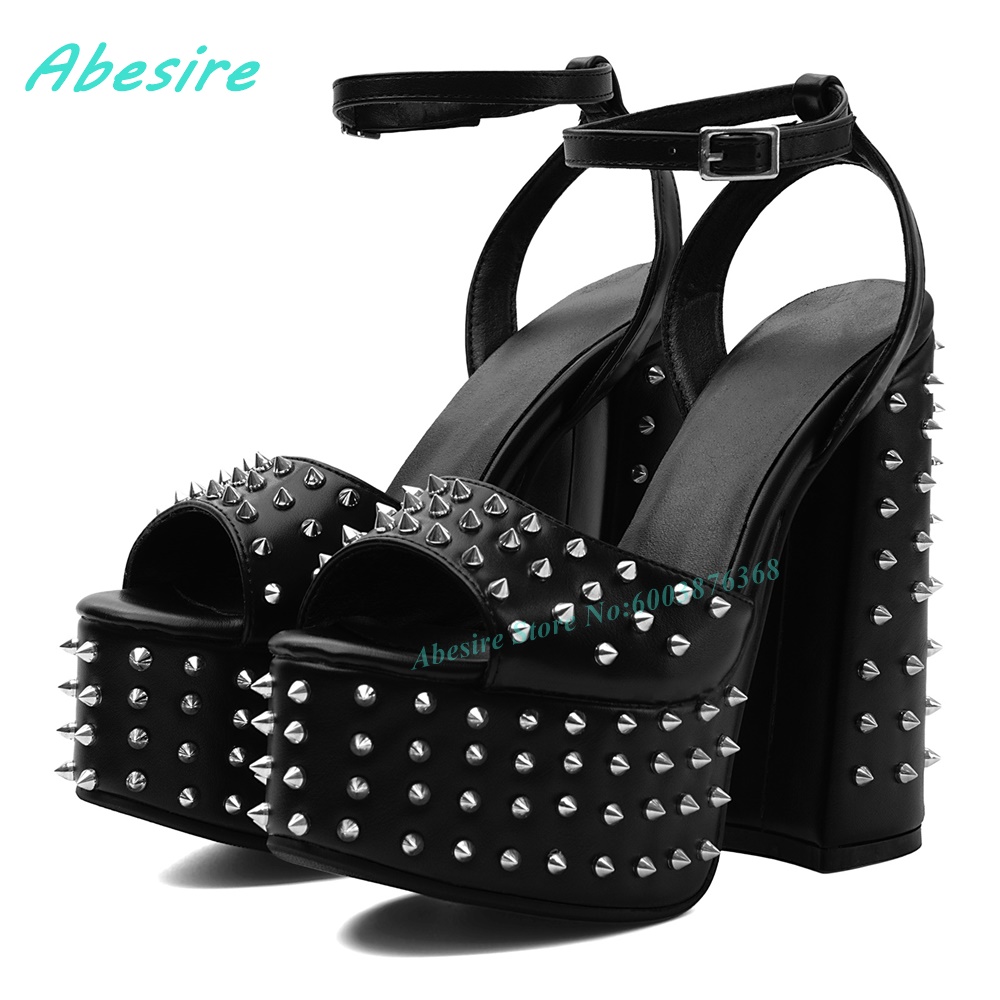 Sandales à plateforme en simil - Street Fashion Punk avis et prix