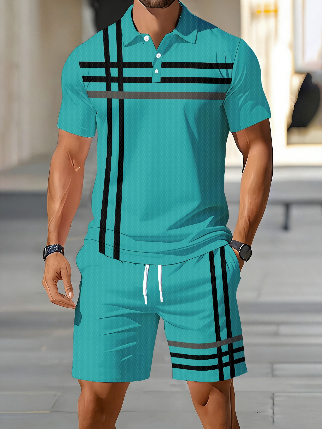 Ensemble de polos pour hommes  - Street Fashion American avis et prix